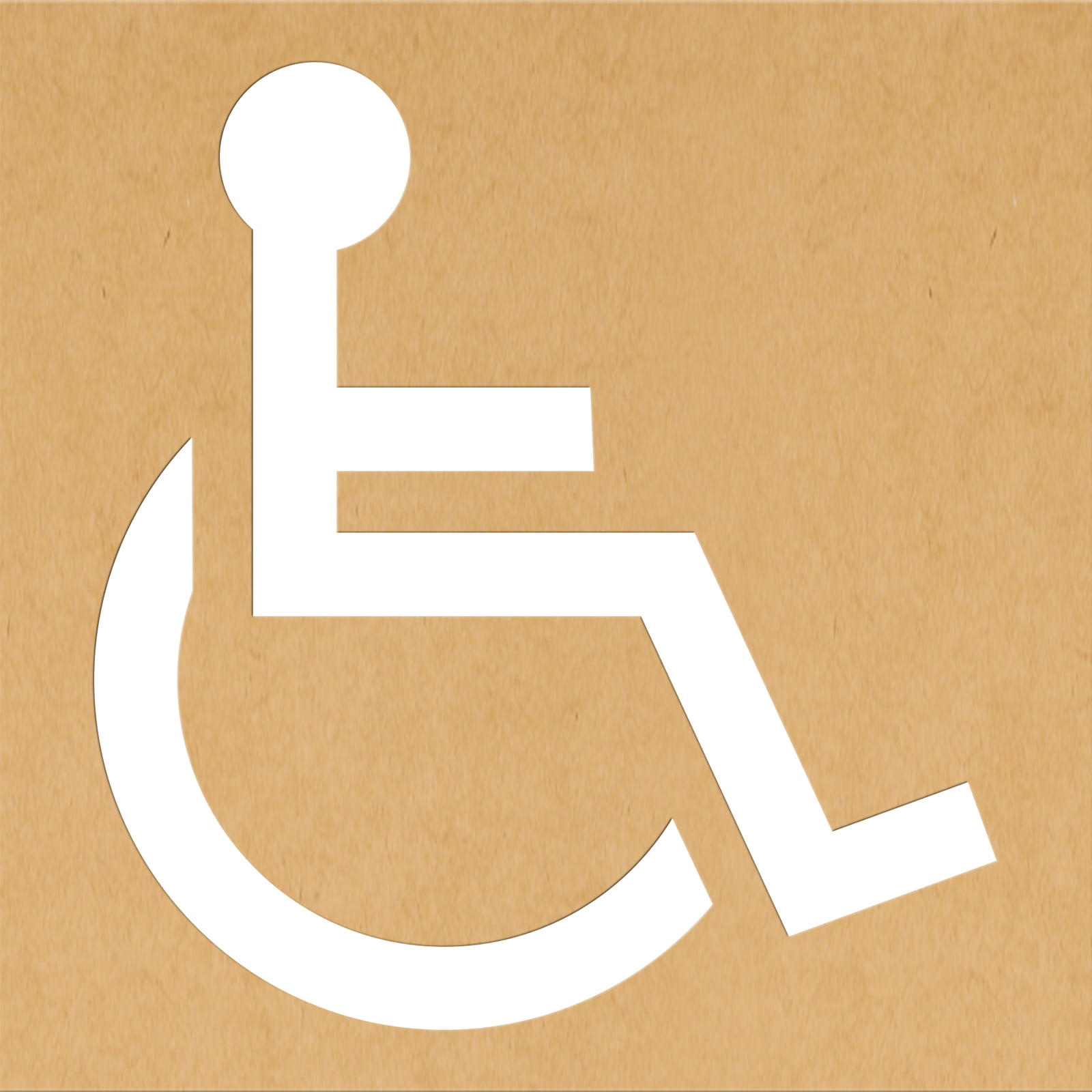 Stuffygreenus 39" Reusable Handicap Parking Stencil Kit - Cardboard ...