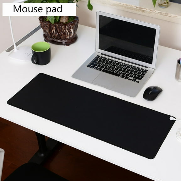 Stuffygreenus Earthing Grounding Mat Mouse Pad, 100x30cm/30x25cm,Good for Under Desk, Table Top, Sofa,Reduces Anxiety,Sleep Better,Easy to Clean,US Plug