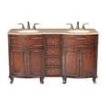 thumbnail image 1 of Stufurhome GM-3316-62-TR 62-in Winslow Double Sink Vanity with Travertine Marble Top, 1 of 3