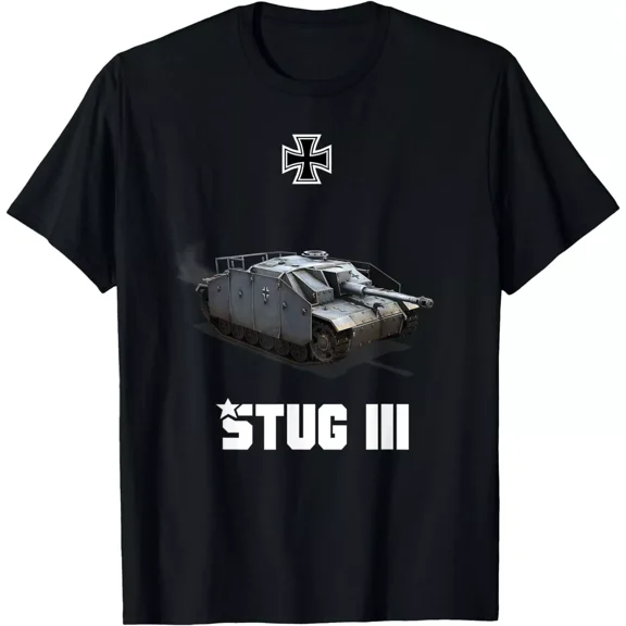 Stug III Ausf. G German Tank Destroyer WW2 Military History Unisex T-Shirt, up to size 5XL