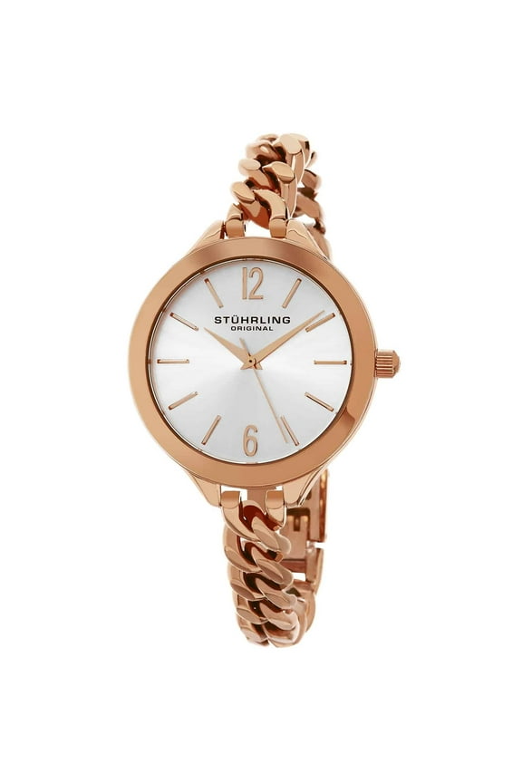Stuhrling Women's Classic Silver Dial Watch - 624M.03