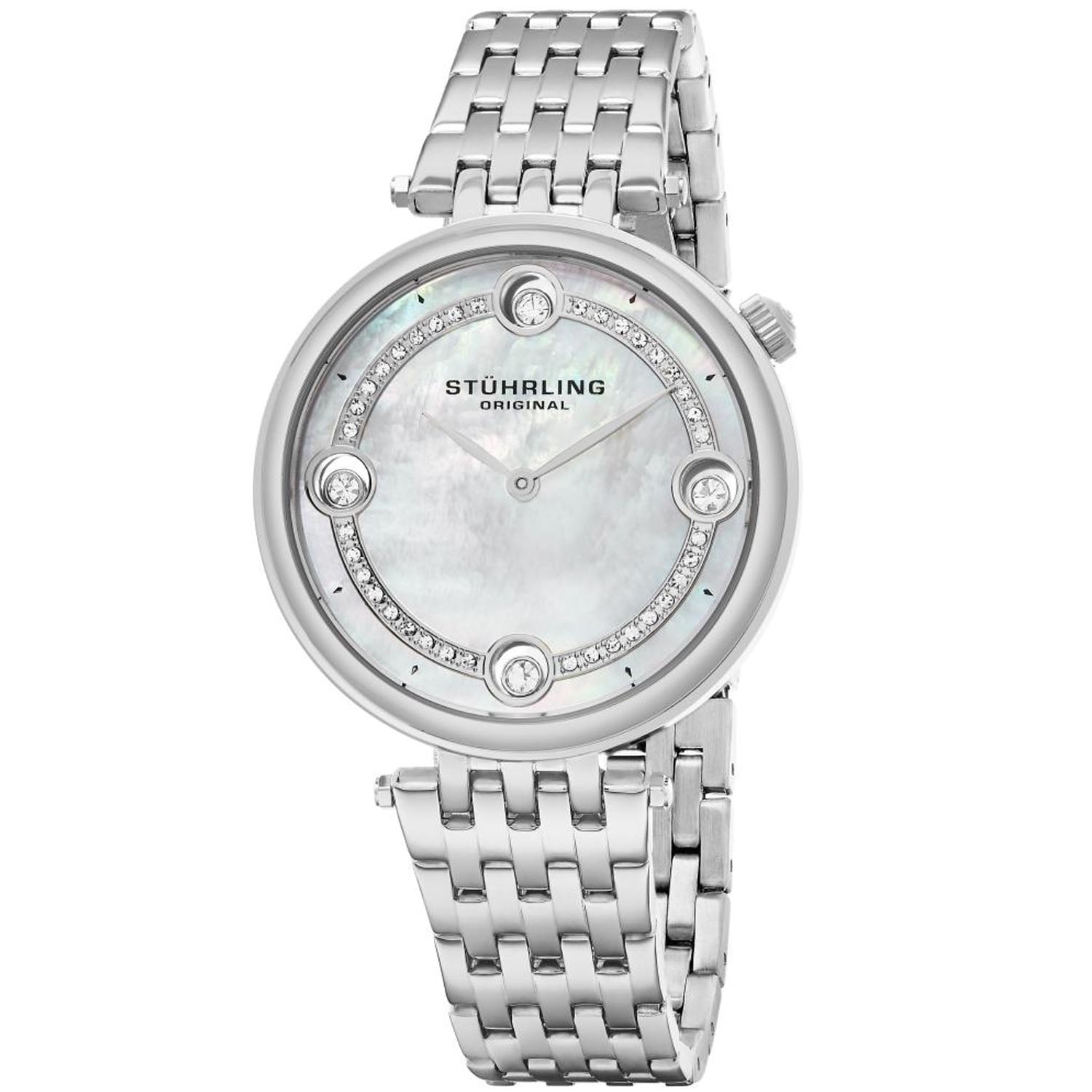 Stuhrling Women s Symphony Mother of pearl Dial Watch 716.01 Walmart