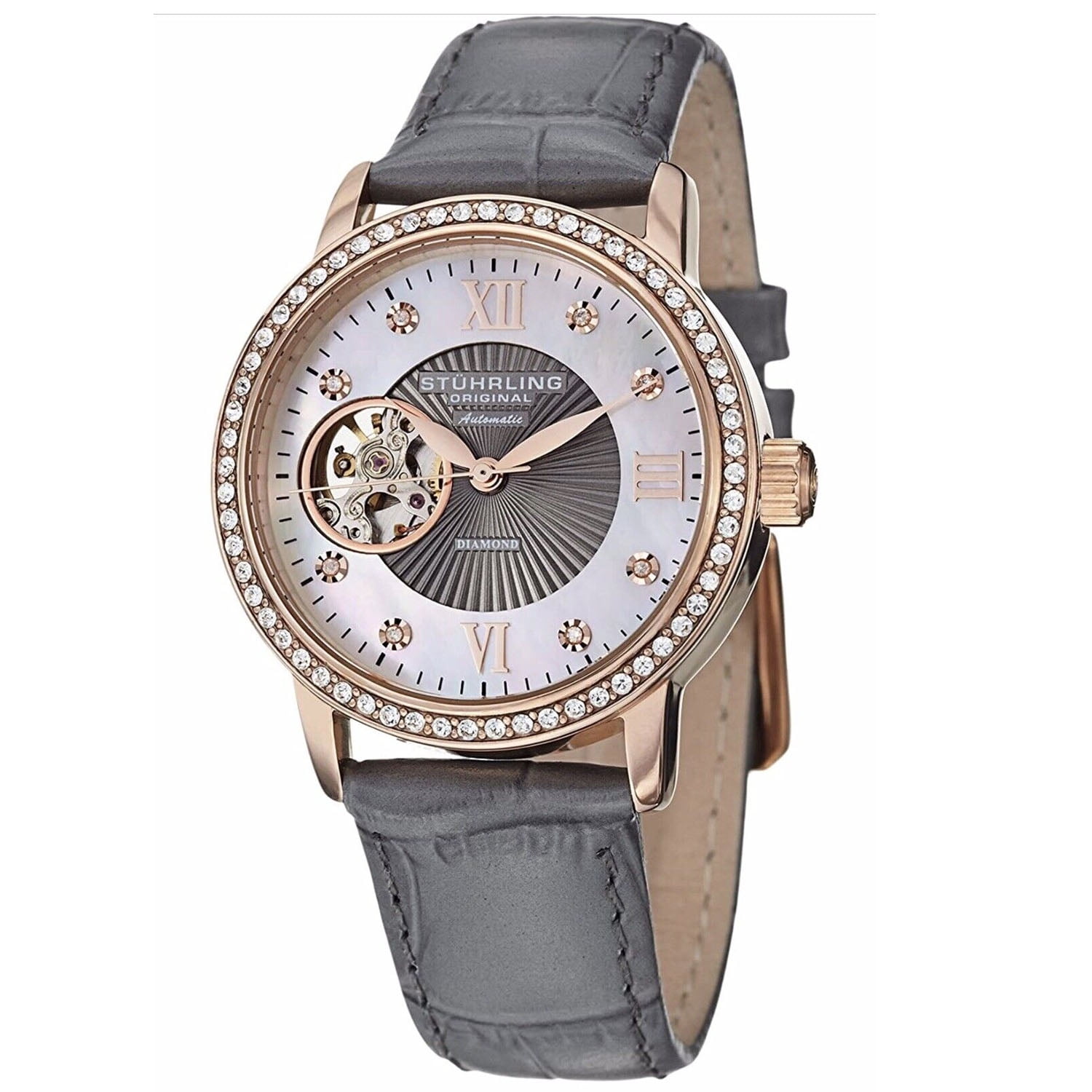 Stuhrling women's vogue diamond watch deals