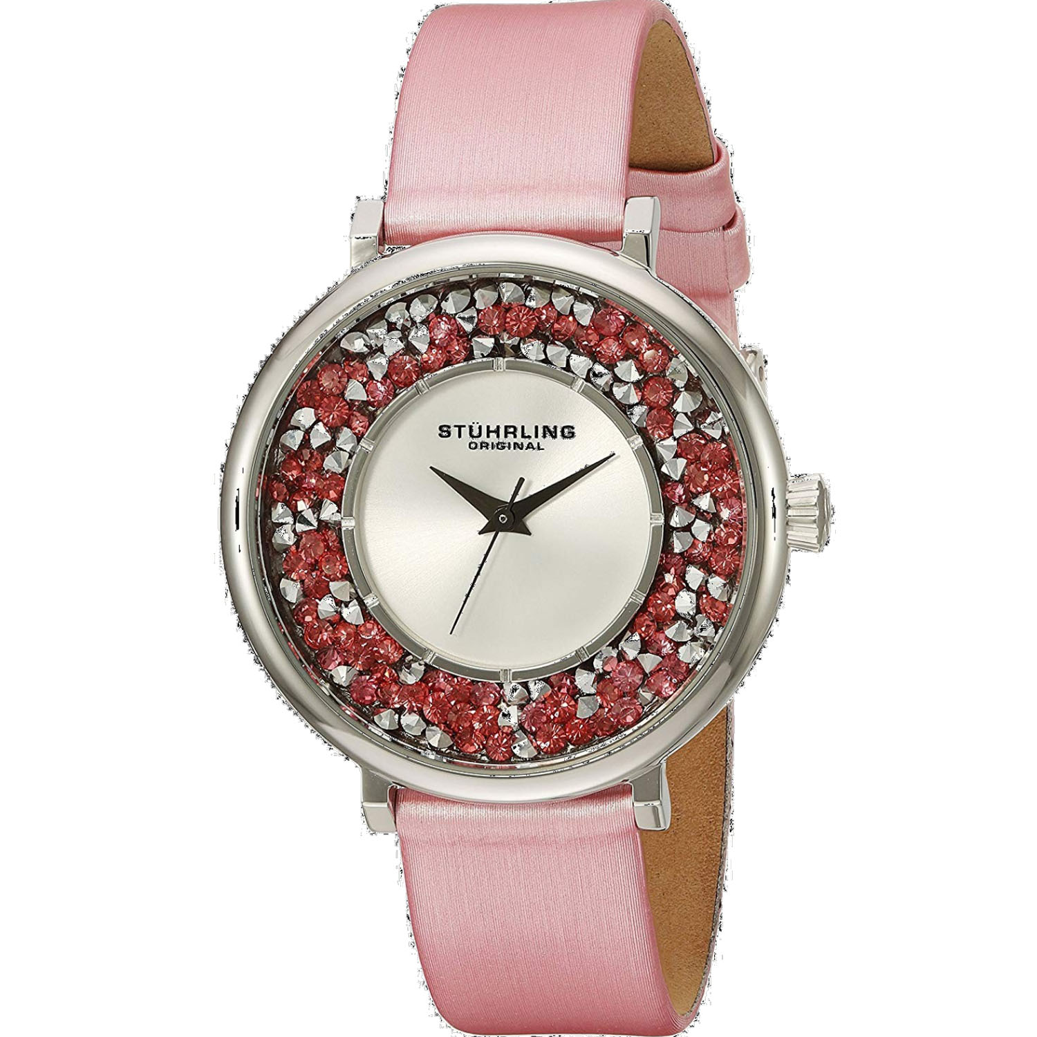 Stuhrling Original Silver and Pink Women\'s Watch Chic 559 Quartz 36mm Fashion | Stührling main image 2
