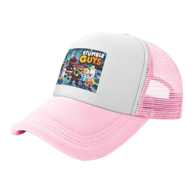 Stumble Guys Boys and Girls 410 Year Old Youth Toddler Mesh Hats