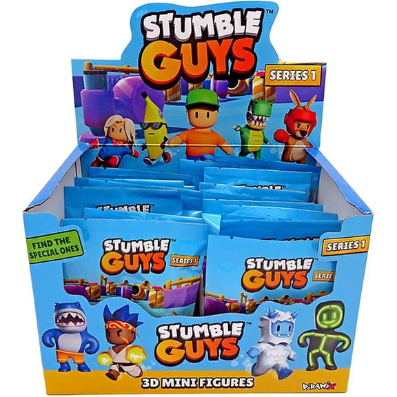 Stumble Guys Collectible 3D Mini Action Figures, 18 Count