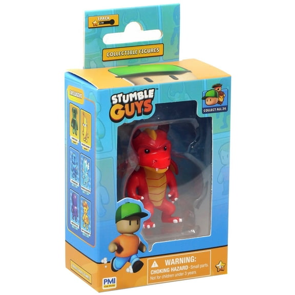 PMI Stumble Guys Inferno Dragon Collectible Figure, Red
