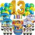 thumbnail image 1 of Stumble Guys Party Supplies 13th Decor Kit Balloons Birthday Cake Topper Decorations, 1 of 6