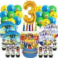 thumbnail image 1 of Stumble Guys Party Supplies 3rd Decor Kit Balloons Birthday Cake Topper Decorations, 1 of 6