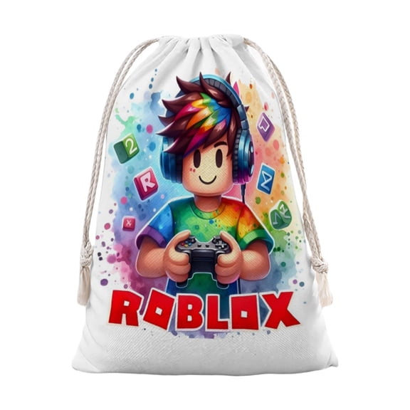 Stumble Guys Pattern Christmas Bunch Pocket 13.8 * 17.7 in