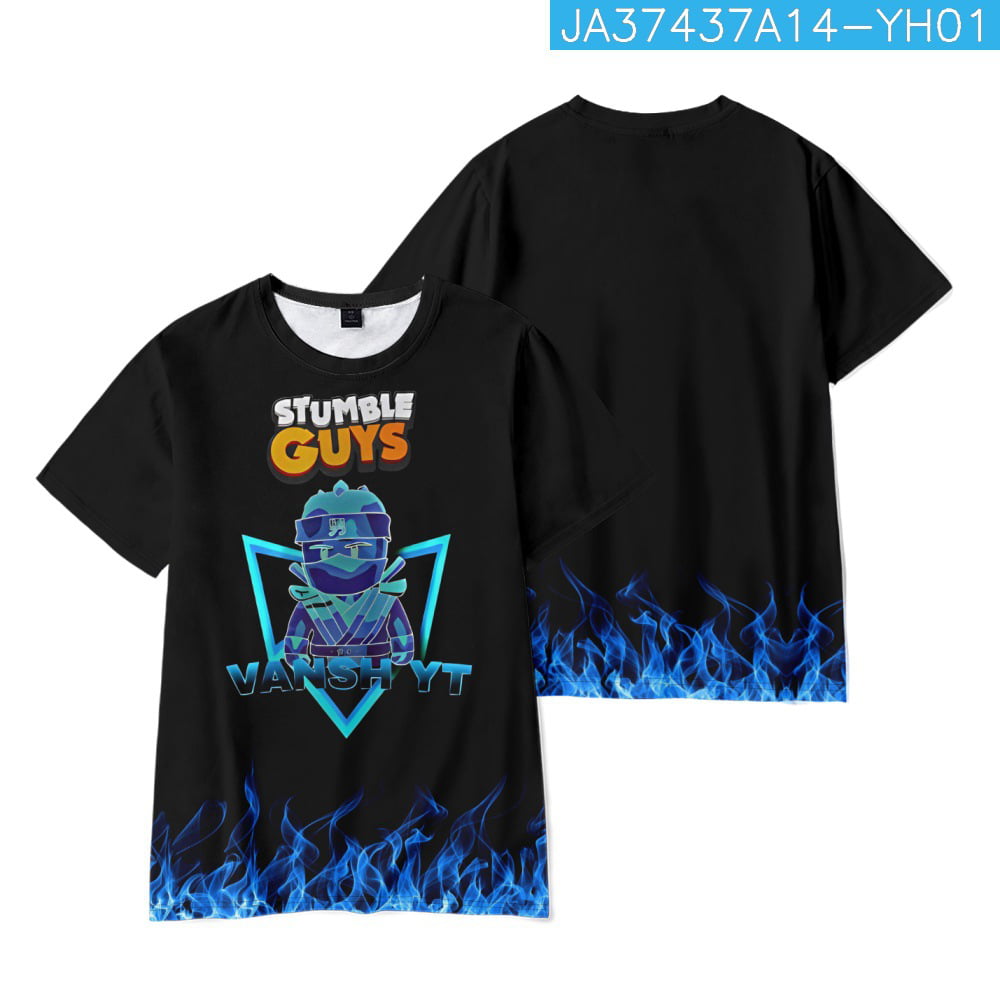 2023 Robloxing kid T shirt Boys Game Sports T-shirt Child Cartoon Short  sleeve top 3D