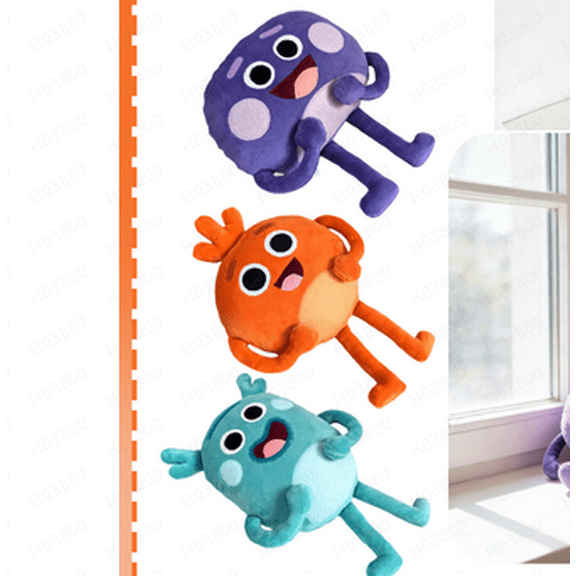 Stumble Humble Grumble Bumble Nums Plush Toy, Super Simple Songs Bumble Nums Stuffed Toys, Stumble Humble Grumble Plush Toys, Super Simple Songs Plush Toys