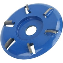 Stump Remover Angle Grinder Wood Carving Disc 6 Teeth Chainsaw Mill Cutter Woodworking Blade Tools Wood Turbo Carving Disc Wood Grinding Shaping Disc Grinder Disc (Arc Blade)