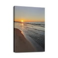 thumbnail image 1 of Stunning 12X16inch Canvas Beach Seascape Painting Intricate Details of Sea & Nature. Artfully Crafted Wall Art for Living Room, Bedroom, Office. Perfect Addition to Your Home Décor!, 1 of 7