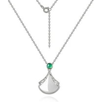 Stunning 14K Gold Natural Jade Necklace - Perfect Birthday and Mother's Day Gift for Mom, Wife and Girlfriend