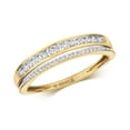 thumbnail image 1 of Stunning 9k Gold Women Diamond Ring Brilliant Cut 0.25 Carat H - I1, 1 of 2