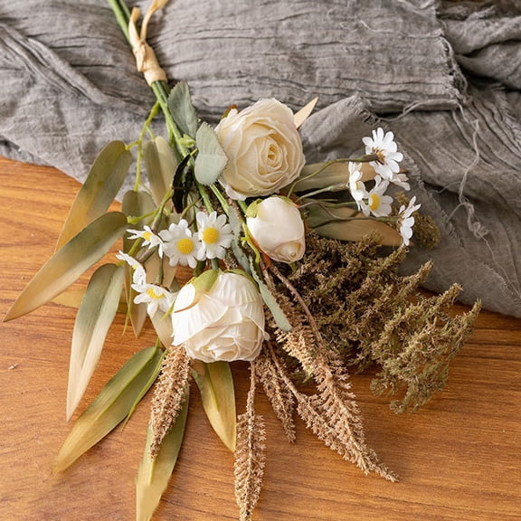 Stunning Artificial Rose Bouquet: Perfect for Weddings and Home Decor!