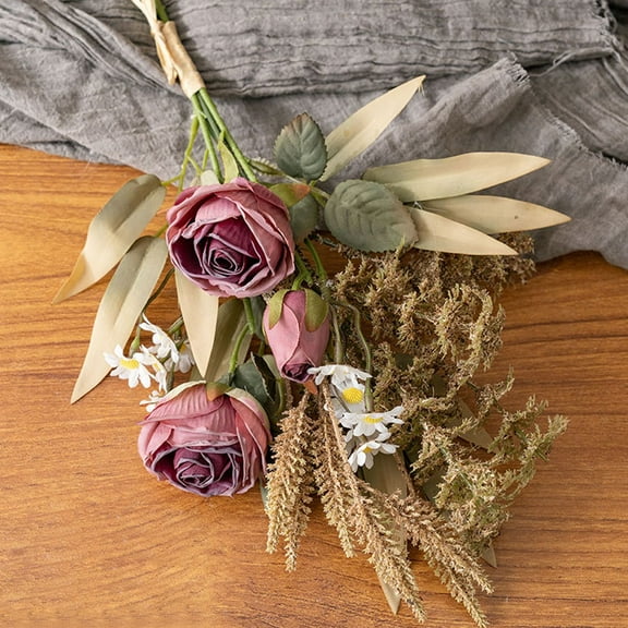 Stunning Artificial Rose Bouquet: Perfect for Weddings and Home Decor!