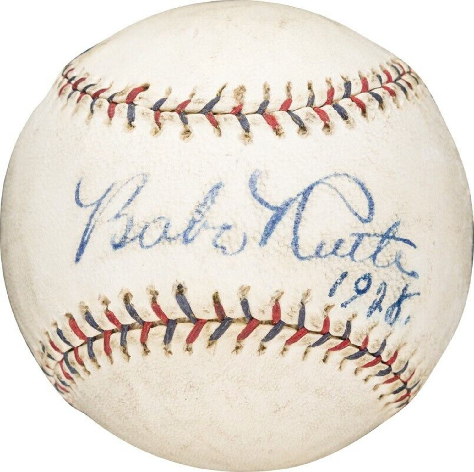 Stunning Babe Ruth Single Signed Autographed 1928 Baseball With JSA COA ...