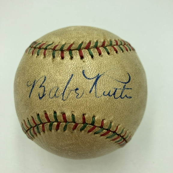 Stunning Babe Ruth Single Signed Autographed Baseball JSA COA