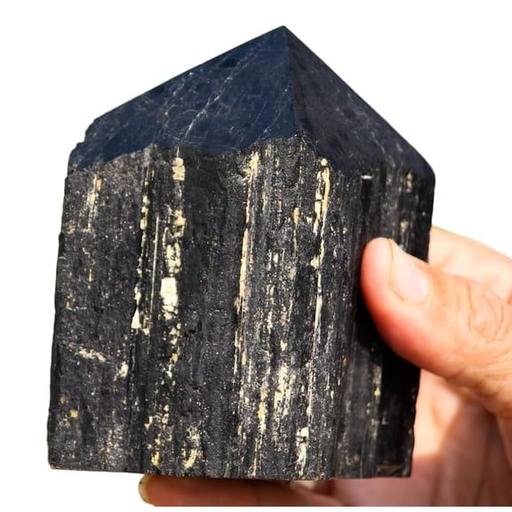 ARK CRYSTAL Black Tourmaline Point Statue (760g)