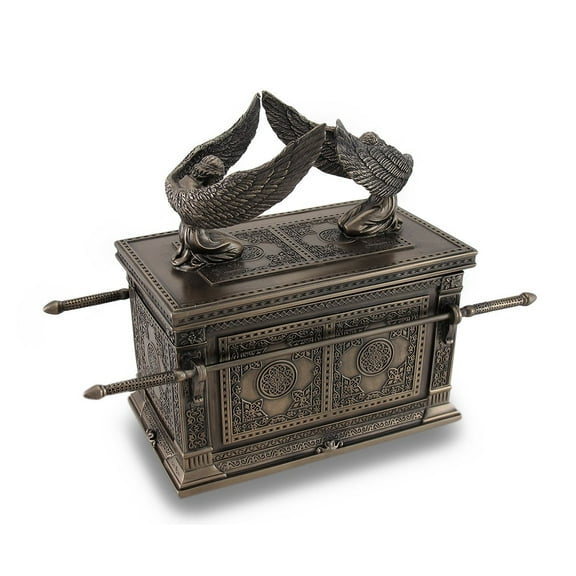 Stunning Bronze Finished Ark of The Covenant Trinket Box