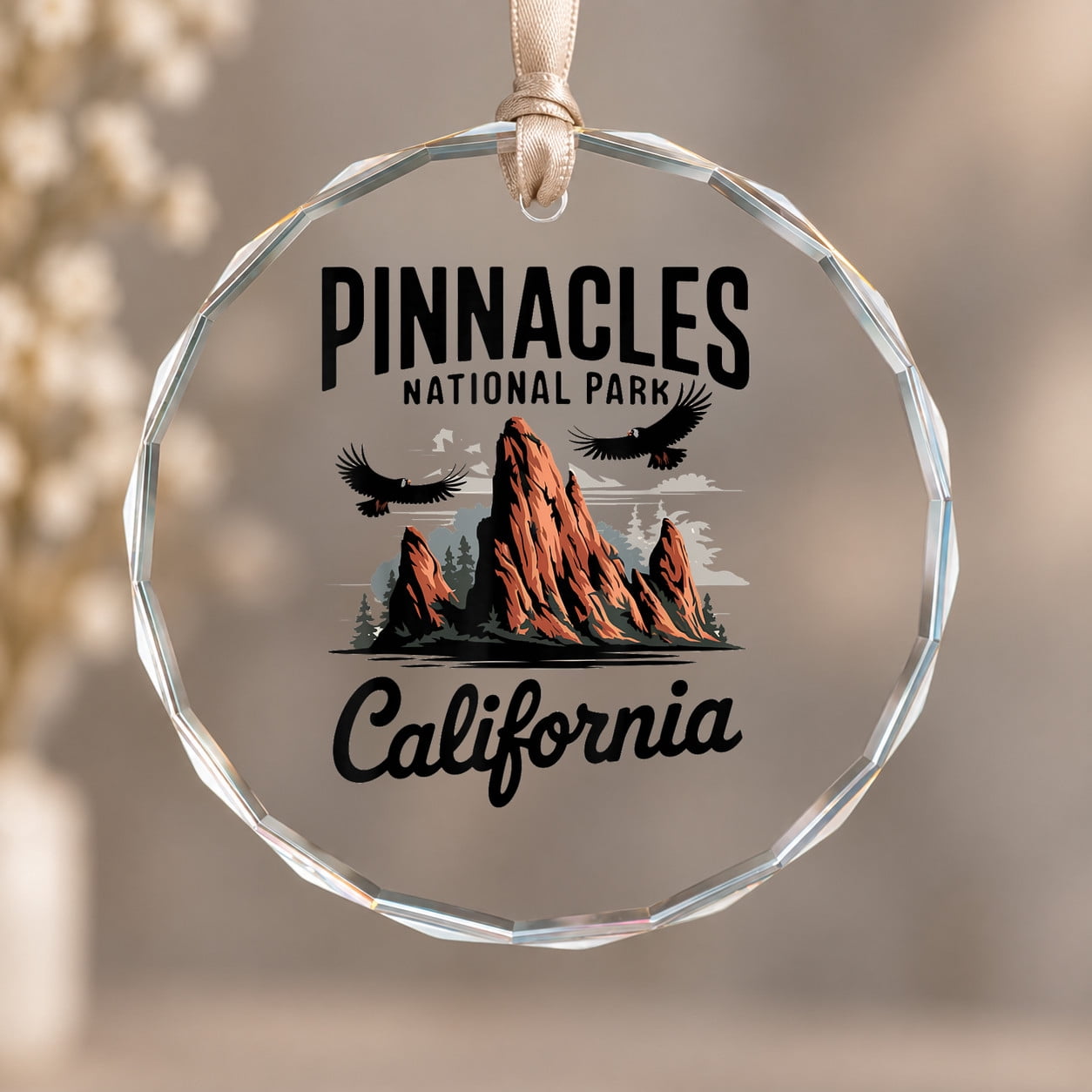 Oinnacles Stunning California National Park Pinnacles Adventure Theme Ornament ...