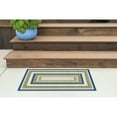 thumbnail image 1 of Stunning Contemporary 2' x 3' Green and Blue Polypropylene Outdoor Area Rug, 1 of 7