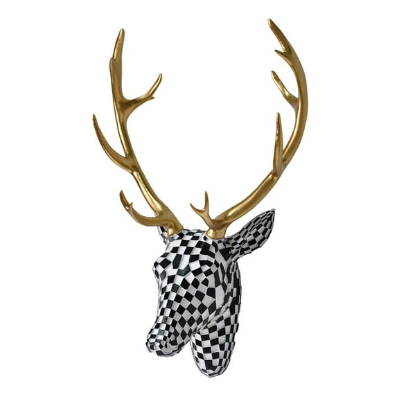 Stunning Deer Head Wall Hanging Unique Animal Head Sculpture With Perfect For Home And Decoration Hangs Home Decor