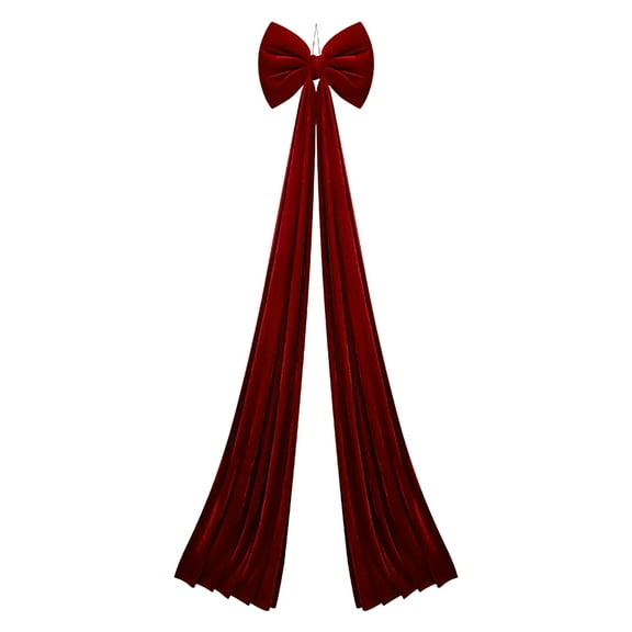 Practical Giant Bow for Events: 75x18 Inch Christmas Tree Topper, Big Bow for Wall – Supplies for Christmas, Birthday, Party & Baby Showers