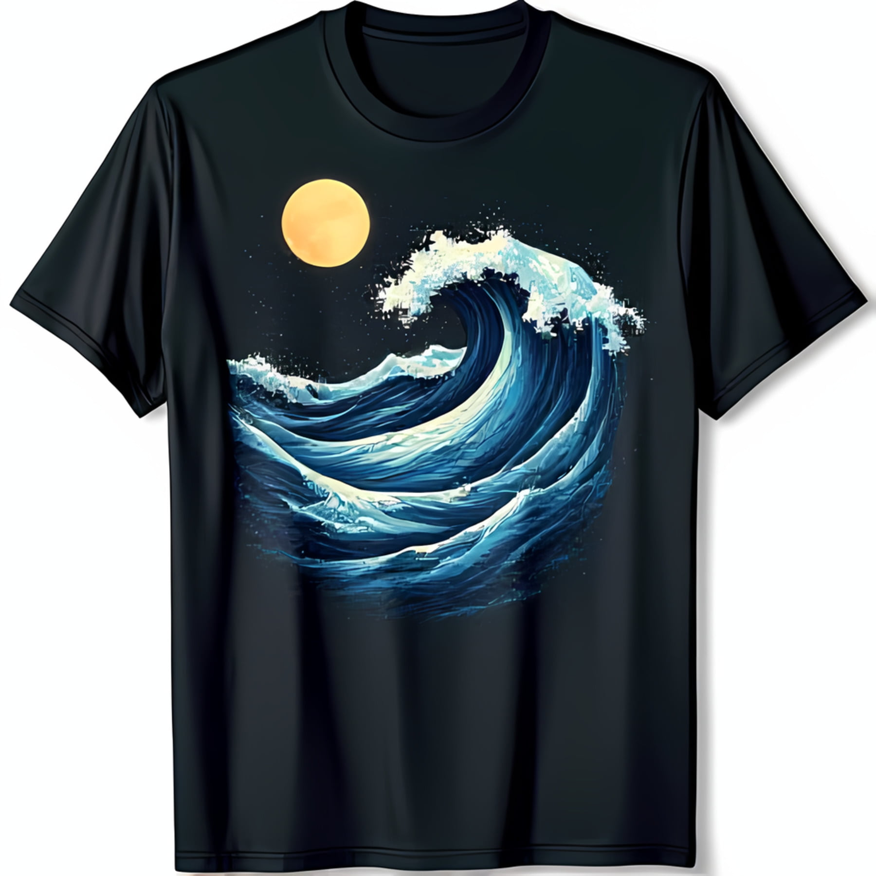 Five jeans Print t shirt - wave blue