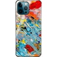 thumbnail image 1 of Stunning Pattern Painted Tempered Glass Phone Case for iPhone 13 12 11 Pro Max Mini X XS XR 8 7 Plus, Stylish Stone Pattern Back Cover(F,12 Pro Max), 1 of 6