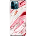 thumbnail image 1 of Stunning Pattern Painted Tempered Glass Phone Case for iPhone 13 12 11 Pro Max Mini X XS XR 8 7 Plus, Stylish Stone Pattern Back Cover(J,7/8), 1 of 6