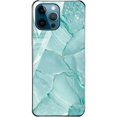 thumbnail image 1 of Stunning Pattern Painted Tempered Glass Phone Case for iPhone 13 12 11 Pro Max Mini X XS XR 8 7 Plus, Stylish Stone Pattern Back Cover(L,XR), 1 of 5