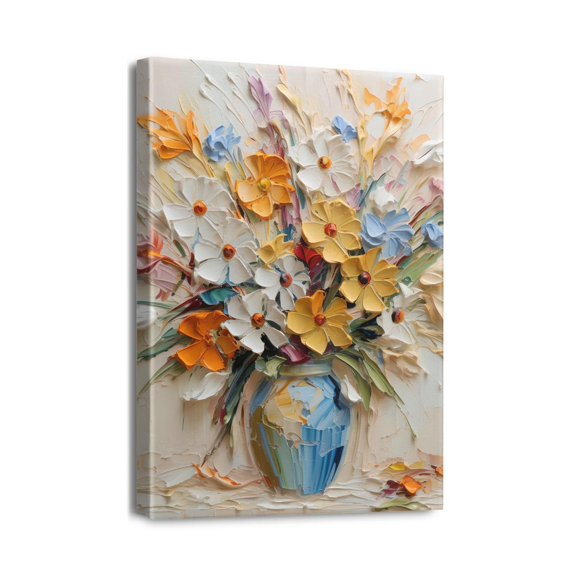 Stunning Poster of Floral and Plant Art DrawPerfect for Refrigerator, Office or Home Wall (12x16 inch)