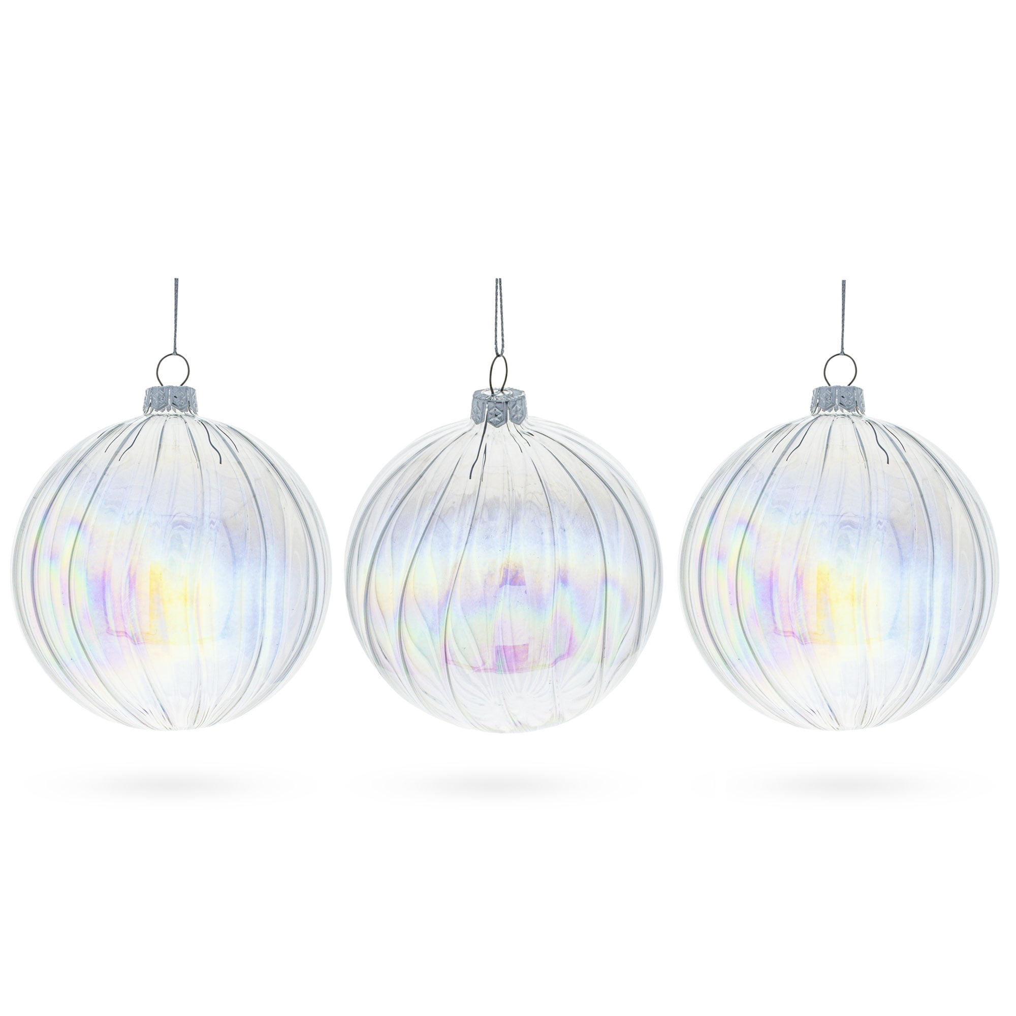 iridescent christmas ornaments - Google Search