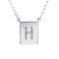 thumbnail image 1 of Stunning Sterling Silver Initial "H" Initial Necklace, 1 of 1