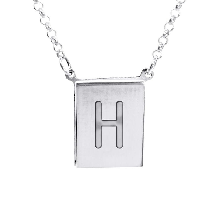 Sterling silver H initial Sterling silver H initial