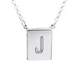 thumbnail image 1 of Stunning Sterling Silver Initial J Necklace, 1 of 1