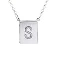 thumbnail image 1 of Stunning Sterling Silver Initial S Necklace, 1 of 1