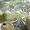 thumbnail image 1 of Stunning Transitional 5' x 7' Cream and Green Polypropylene Outdoor Area Rug, 1 of 7