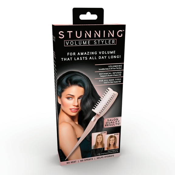 Stunning Volume Styler Hair Volumizing Brush, All Day Lift, As Seen On TV