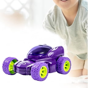 Stunt Car Double-Sided Flip Cars Toys, 360° Rotating Stunt Push and Go Friction Cars, Double Sided Friction Power Car Flip Shock Withstand Sluggishness Car