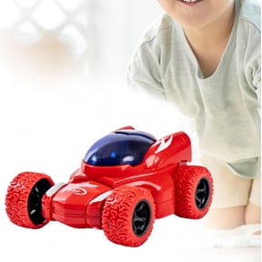 Stunt Car Double-Sided Flip Cars Toys, 360° Rotating Stunt Push and Go Friction Cars, Double Sided Friction Power Car Flip Shock Withstand Sluggishness Car