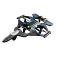thumbnail image 1 of Stunt Drone with Remote Control, EVA Foam Quadcopter for Beginners, Flips & Aerial Acrobatics, Lightweight Outdoor Flyer, Includes One Battery, Blue, 1 of 3
