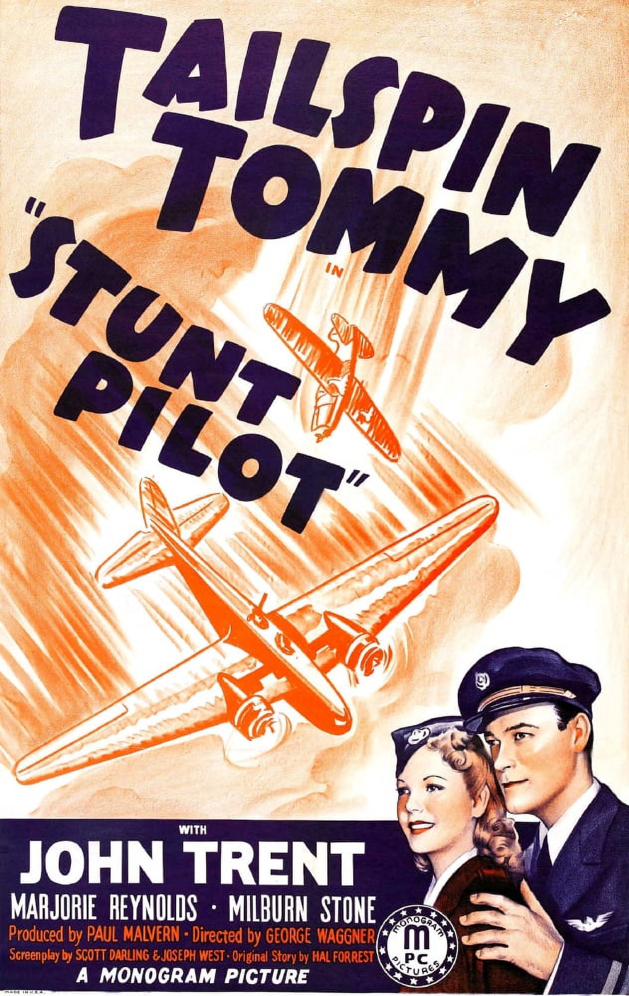 Stunt Pilot U Canvas Art - (11 x 17)