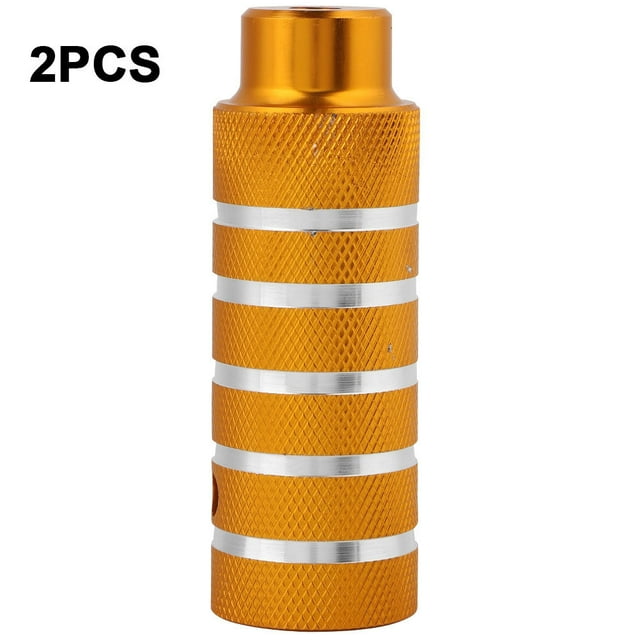 Stunt Ready, Metal Footrest Bike Accessories Golden HeavyDuty Rear