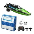 thumbnail image 1 of ‌Stunt Remote Control Boat Double Motor Self Righting RC Water Toy with 2 Speed Modes for Pool Lake, 1 of 7