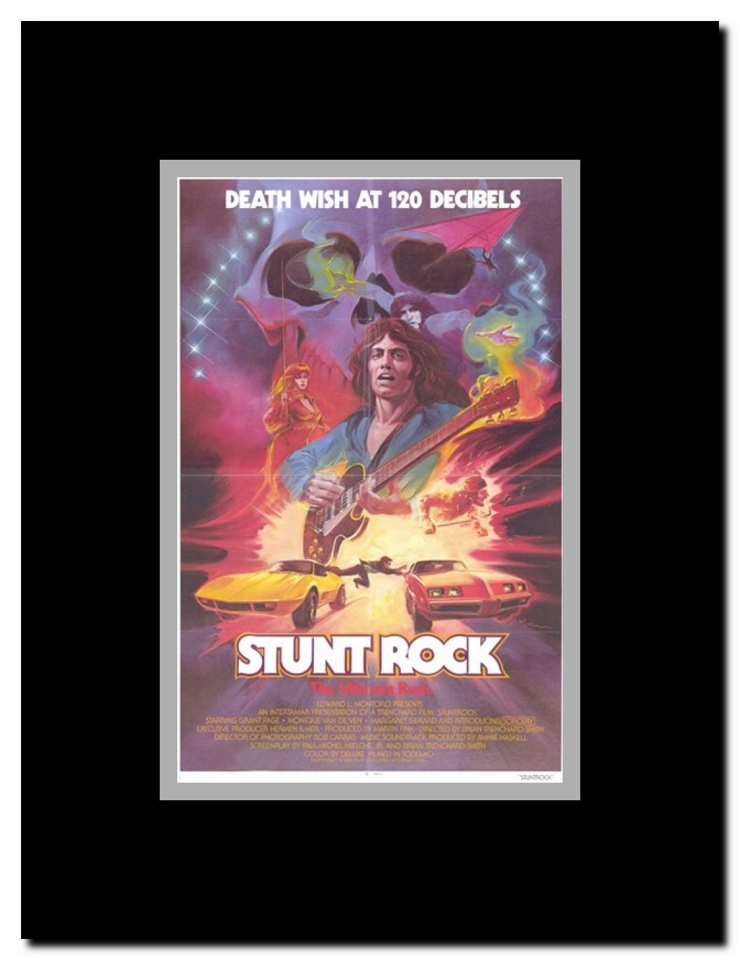 Stunt Rock Framed Movie Poster