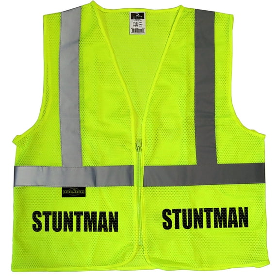 Stuntman safety vest, movie production, film crew High Visibility vest